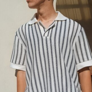 Men's Crotched Collared Top